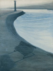 Die Strandpromenade, Ostende von Leon Spilliaert