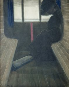 Die Frau im Zug, Die Witwe von Leon Spilliaert
