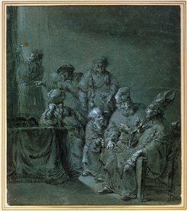 Ein biblisches Thema, 17. Jahrhundert von Leonard Bramer