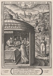 Les Feste du mois de Janvier (Januar: die Beschneidung) von Leonard Gaultier
