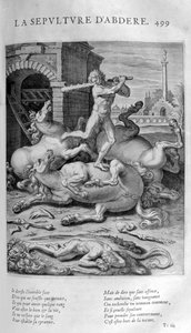 Das Begräbnis von Abdère, 1615 von Leonard Gaultier