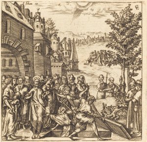 Die Auferweckung des Lazarus von Leonard Gaultier