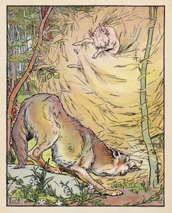 Illustration für Die drei kleinen Schweinchen von Leonard Leslie Brooke