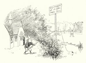 Kleiner Tommy Tittlemouse (Gravur) von Leonard Leslie Brooke