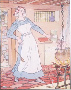Tom wurde im Pudding aufgerührt und in ein Tuch gebunden von Leonard Leslie Brooke