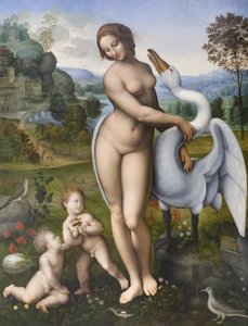 Leda und der Schwan, Kopie nach Leonardo da Vinci