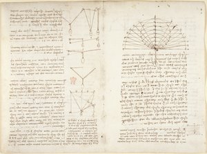Notizen und Diagramme zur Mechanik