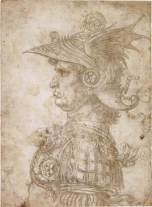 Büste eines Kriegers von Leonardo da Vinci