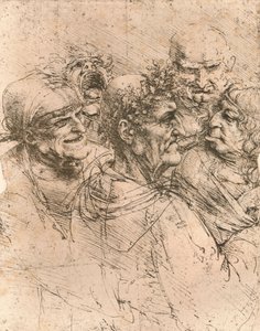 Zeichnung von Karikaturen, ca. 1472-ca. 1519, 1883