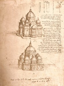 Zeichnung von Kirchen, um 1472-1519