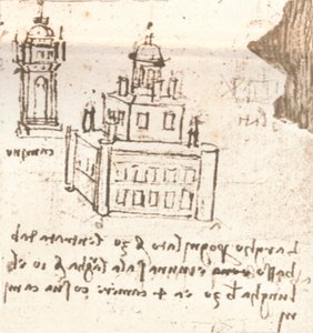 Zeichnung von Projekten für Burgen und Villen, ca. 1472-ca. 1519 1883
