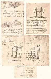Vier topografische Zeichnungen, ca. 1472-1519, 1883