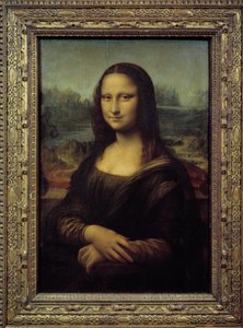 Porträt der Mona Lisa (La Gioconda) von Leonardo da Vinci