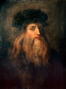 Vermutetes Selbstporträt (Lukanisches Porträt von da Vinci) von Leonardo da Vinci
