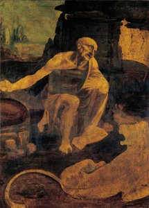 St. Hieronymus (um 1480-82) von Leonardo da Vinci