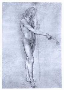 Johannes der Täufer, um 1478 von Leonardo da Vinci
