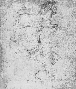 Studie für das Sforza-Denkmal, ca. 1482-ca. 1499, 1883