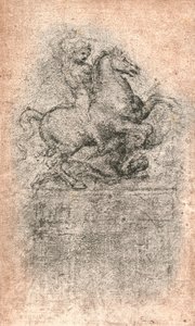 Studie für das Sforza-Denkmal, um 1482-1499 1883 von Leonardo da Vinci