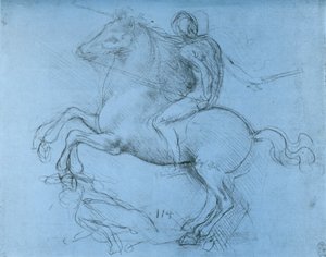 Studie für das Sforza-Denkmal, ca. 1488-1493, 1954