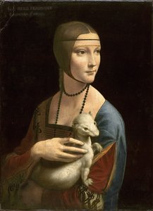 Die Dame mit dem Hermelin (Cecilia Gallerani) von Leonardo da Vinci