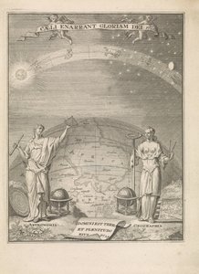 Astronomie und Geografie mit Messinstrumenten von Leonardus Valck