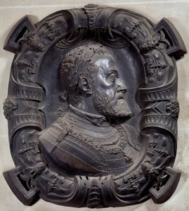 Profilporträt von Kaiser Karl V.