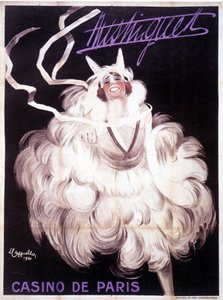 Plakat darstellend Mistinguett im Casino de Paris von Leonetto Cappiello