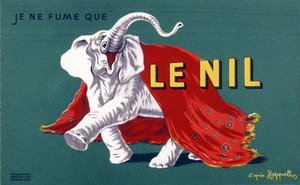 Ich rauche nur den Nil. Zigarettenwerbeplakat „Der Nil“ von Leonetto Cappiello (1875-1942). 20. Jahrhundert von Leonetto Cappiello