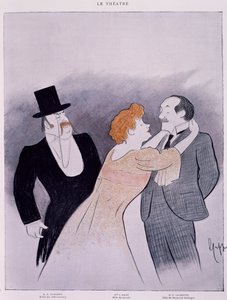 Lucette am Theater von Ginnasio, von Leonetto Cappiello (1875-1942)