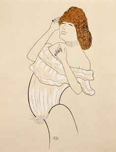 Sarah Bernhardt (1844-1923) spielt die Dame der Kamelien, Theateradaption des Romans von Alexandre Dumas (1824-1895), Gravur von Leonetto Cappiello (1875-1942) von Leonetto Cappiello