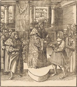 Der alte weiße König sendet seine Boten nach Portugal von Leonhard Beck