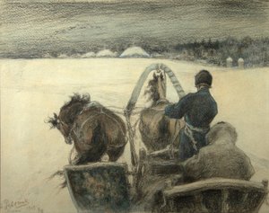 Auf dem Weg nach Jasnaja Poljana, 1903
