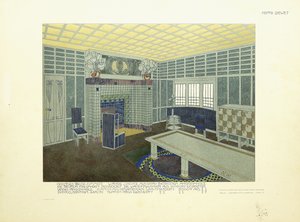 Esszimmer, Wien, ca. 1901