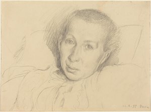 Die Schwester des Künstlers, Marie von Kalckreuth
