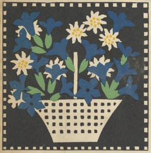 Blumenkorb, 1907 von Leopoldine Kolbe