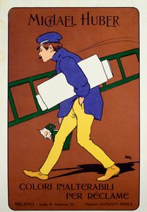 Werbeplakat für Michael Huber Farben