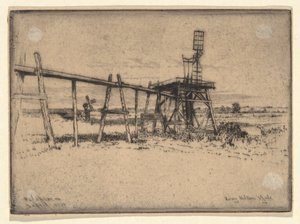 Wassermühlen in Padanarem von Leroy Milton Yale