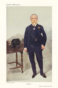 Sir David Lionel Goldsmid-Stern-Salomons - Porträt stehend