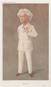 Unter dem Mark, Mark Twain von Leslie Matthew Spy Ward