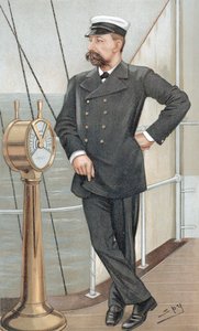 Albert I., Fürst von Monaco 1848-1922, Amateur-Ozeanograph, 1900 von Leslie Matthew Ward