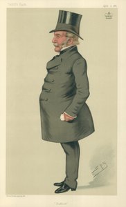 Lord Waveney, Suffolk, 2. April 1881, Vanity Fair Karikatur von Leslie Matthew Ward