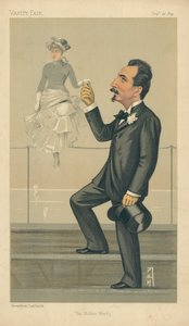 M Jan Van Beers, Der Moderne Wiertz, 12. September 1891, Vanity Fair Karikatur