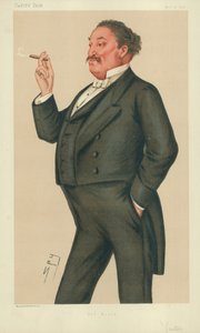 Mr. Edmund Hodgson Yates, The World, 16. November 1878, Vanity Fair Karikatur von Leslie Matthew Ward