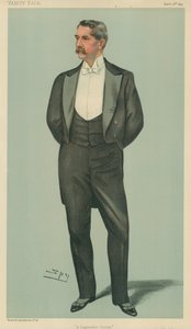 Mr. Henry White, ein diplomatischer Cousin, 2. März 1899, Vanity Fair Karikatur von Leslie Matthew Ward