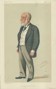 Sir Albert Abdallah David Sassoon, Der indische Rothschild, 16. August 1879, Vanity Fair Karikatur von Leslie Matthew Ward