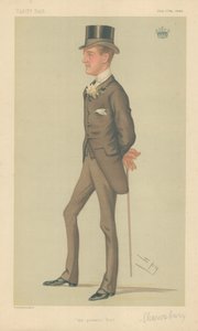 Der Earl von Shrewsbury und Talbot, Der Premier Earl, 17. Juli 1880, Vanity Fair Karikatur von Leslie Matthew Ward