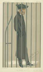 Der ehrwürdige Arthur Tooth, der christliche Märtyrer, 10. Februar 1877, Vanity Fair Karikatur von Leslie Matthew Ward