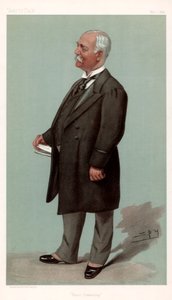 Union Dampfschiff Sir Francis Henry Evans, britischer Geschäftsmann und Politiker von Leslie Matthew Ward