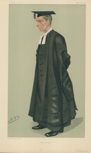 W S Rutherford, der Schulleiter der Westminster School, Westminster, 2. März 1889, Vanity Fair Karikatur von Leslie Matthew Ward