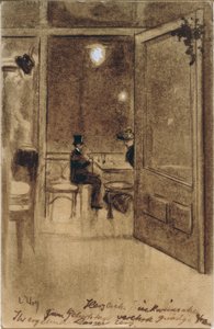 Saal Café Bauer von Lesser Ury